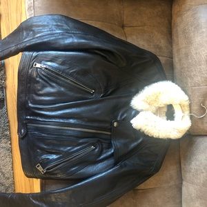 BURBERRY LEATHER JACKET